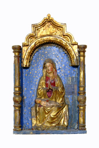 Madonna con Bambino (SCULTURA - altorililevo) - scuola veneta (XV)