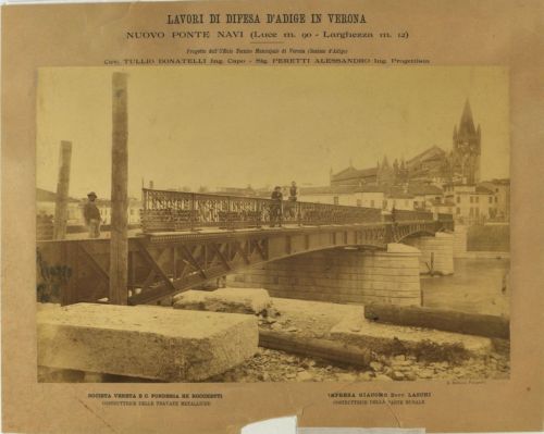 Verona - Ponte Navi - ca. 1894 (positivo) di Bertucci, Giuseppe (ultimo quarto XIX)