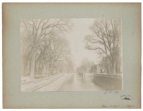 Canali - Jardins de la Fontaine - Nîmes - Francia - 1893 (positivo) di Doin, Louis (XIX)