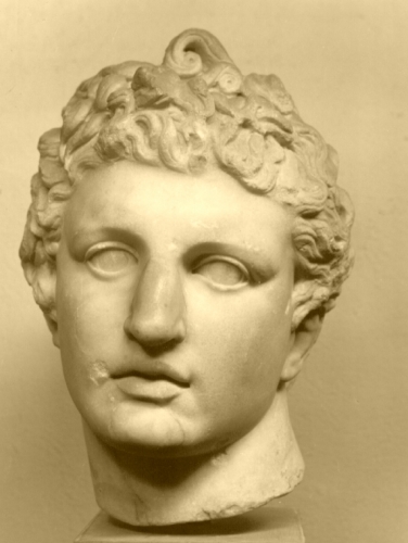 Meleagro (testa maschile, testa maschile di Meleagro) - ambito culturale romano/ età imperiale (età romana)