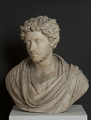 imperatore Marco Aurelio (161-180 d.C.) (busto maschile, ritratto privato) - ambito culturale romano/ età imperiale (metà sec. II d.C.)