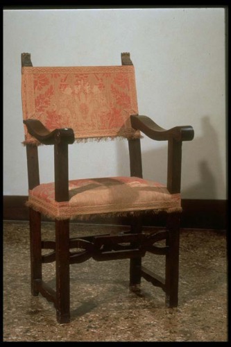 sedia - a braccioli, serie - ambito Italia settentrionale (sec. XVII)