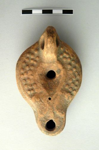 lucerna, Warzenlampe - ambito culturale romano (II-III secolo d.C.)